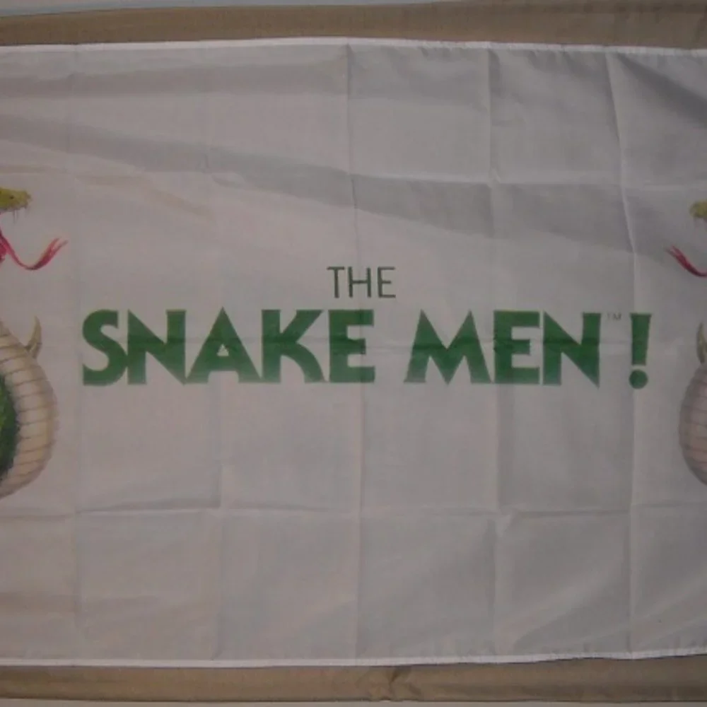 The Snake Men He-Man and the Masters of the Universe 3'x5' white Flag Banner